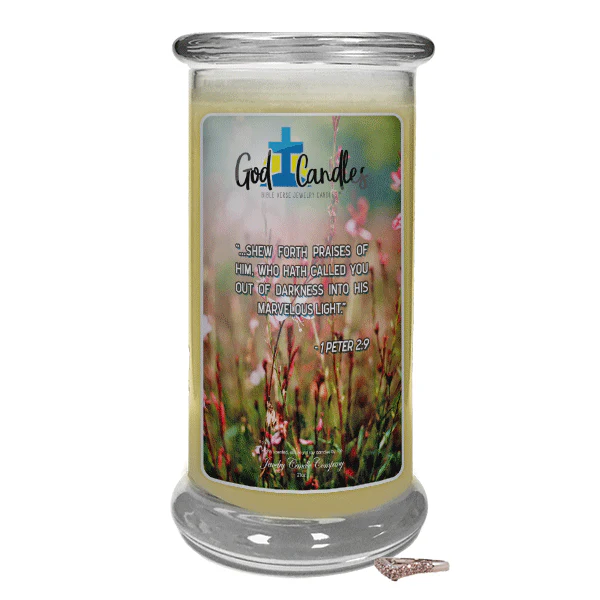1 Peter 2:9 Verse God Candle