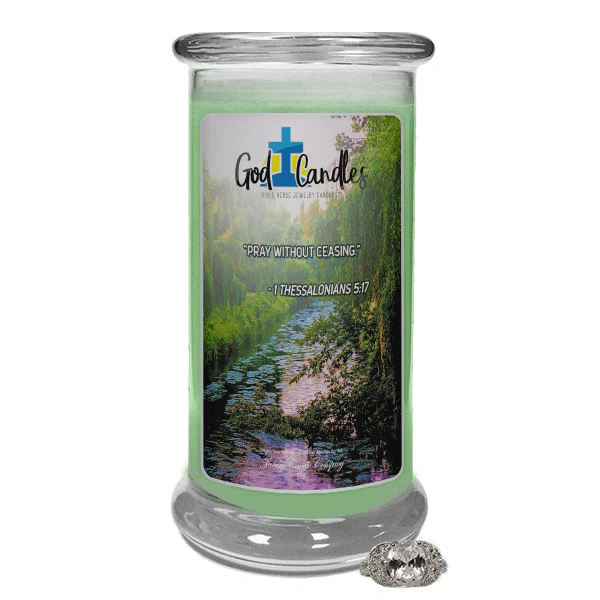 1 Thessalonians 5:17 Verse God Candle