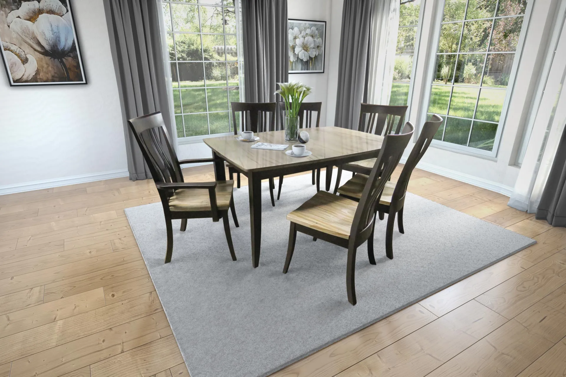 Amish Made Astoria Chairs - Image 3