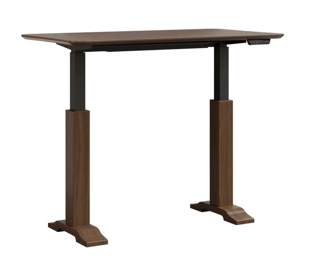 Amish Made Dawsyn Adjustable Desk with Wood Base - Image 2