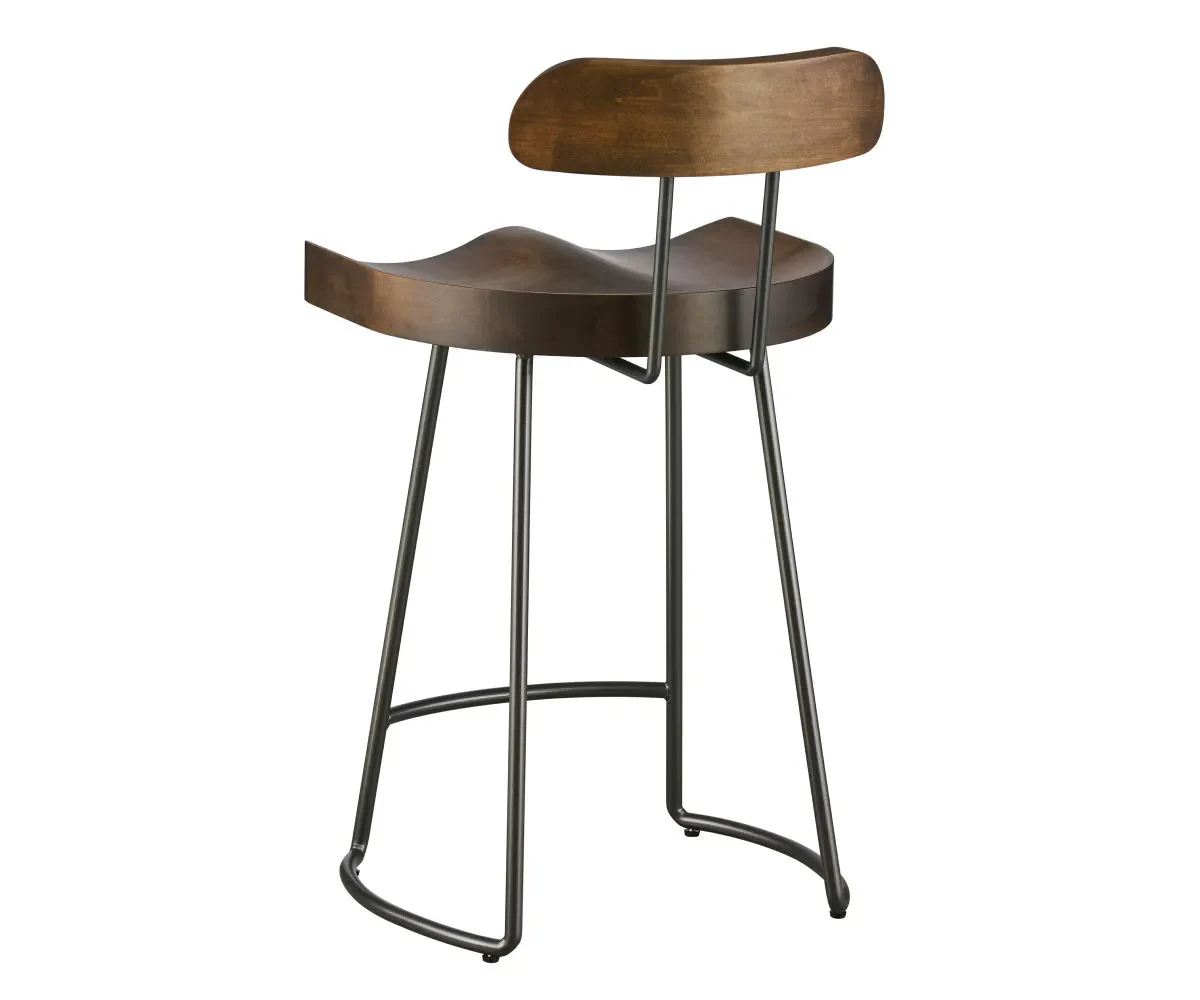 Amish Made Decker Chair with Back - Image 2
