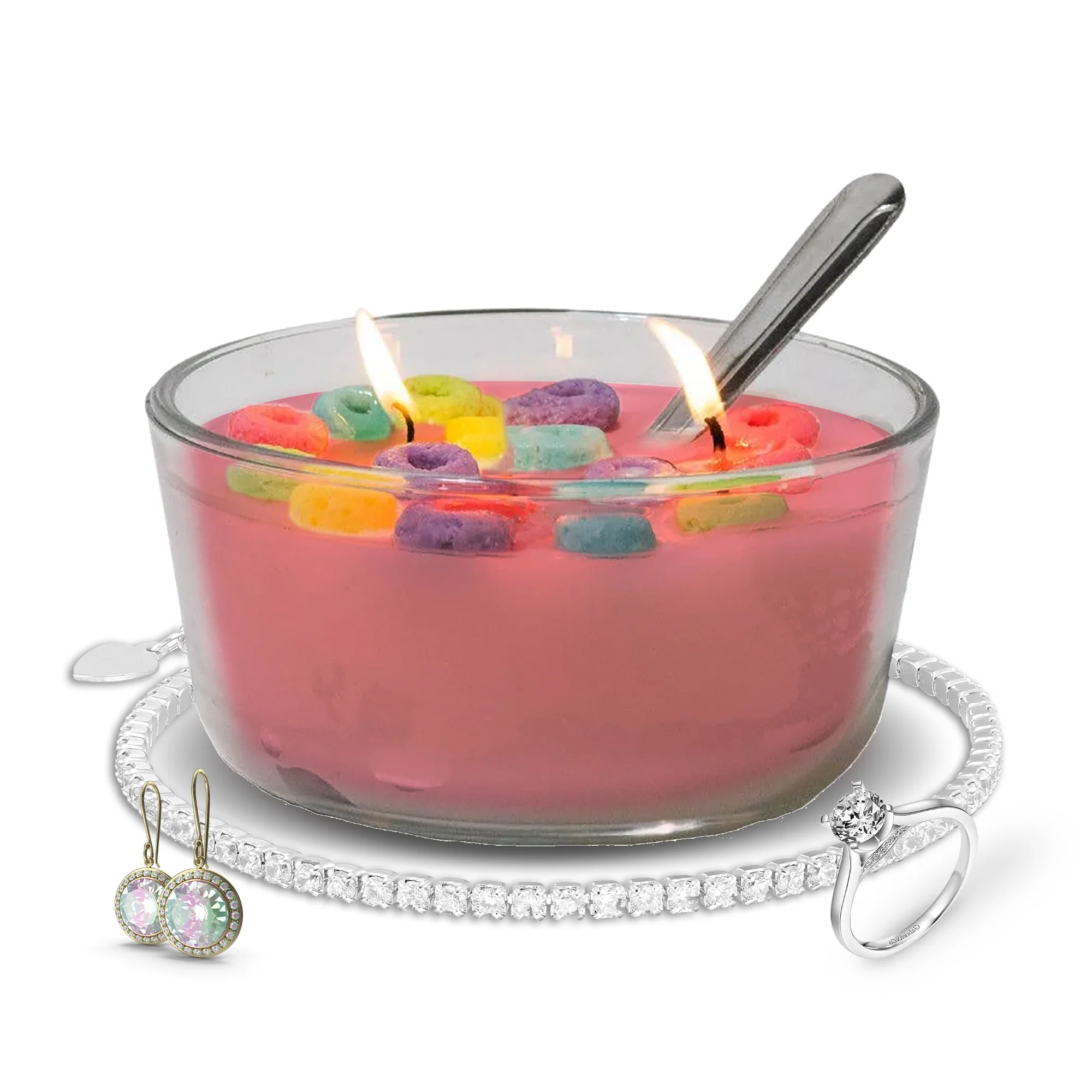 Apple Jacks Jewelry Cereal Candles