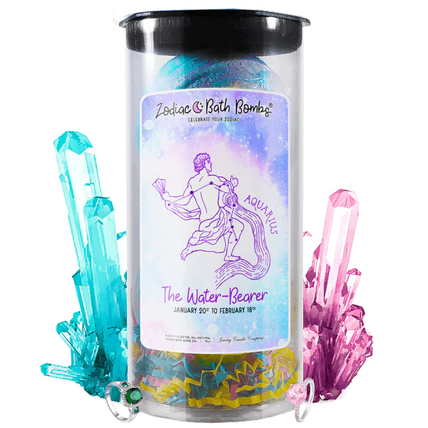 Aquarius Jewelry Zodiac Bath Bombs