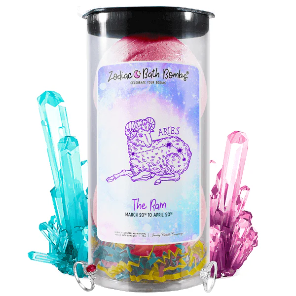 Aries Jewelry Zodiac Bath Bombs