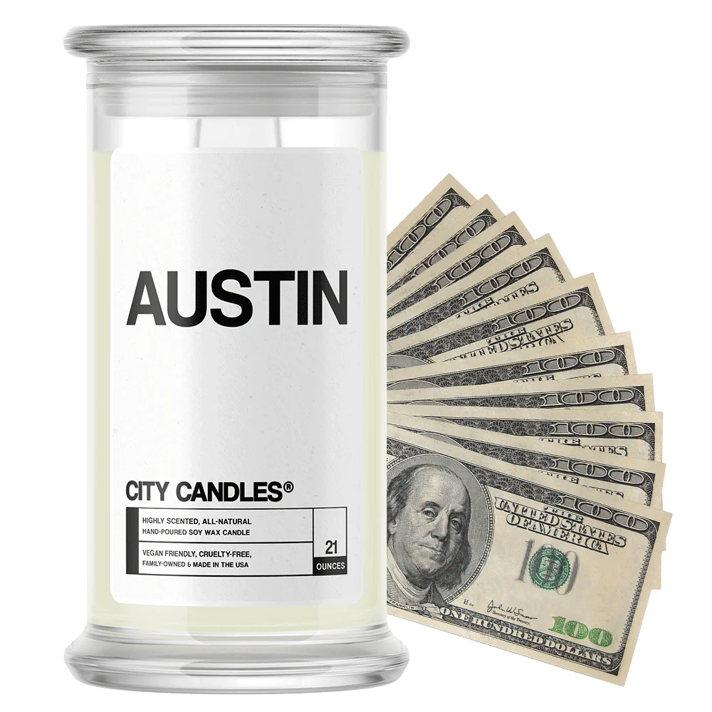 Austin City Cash Candle