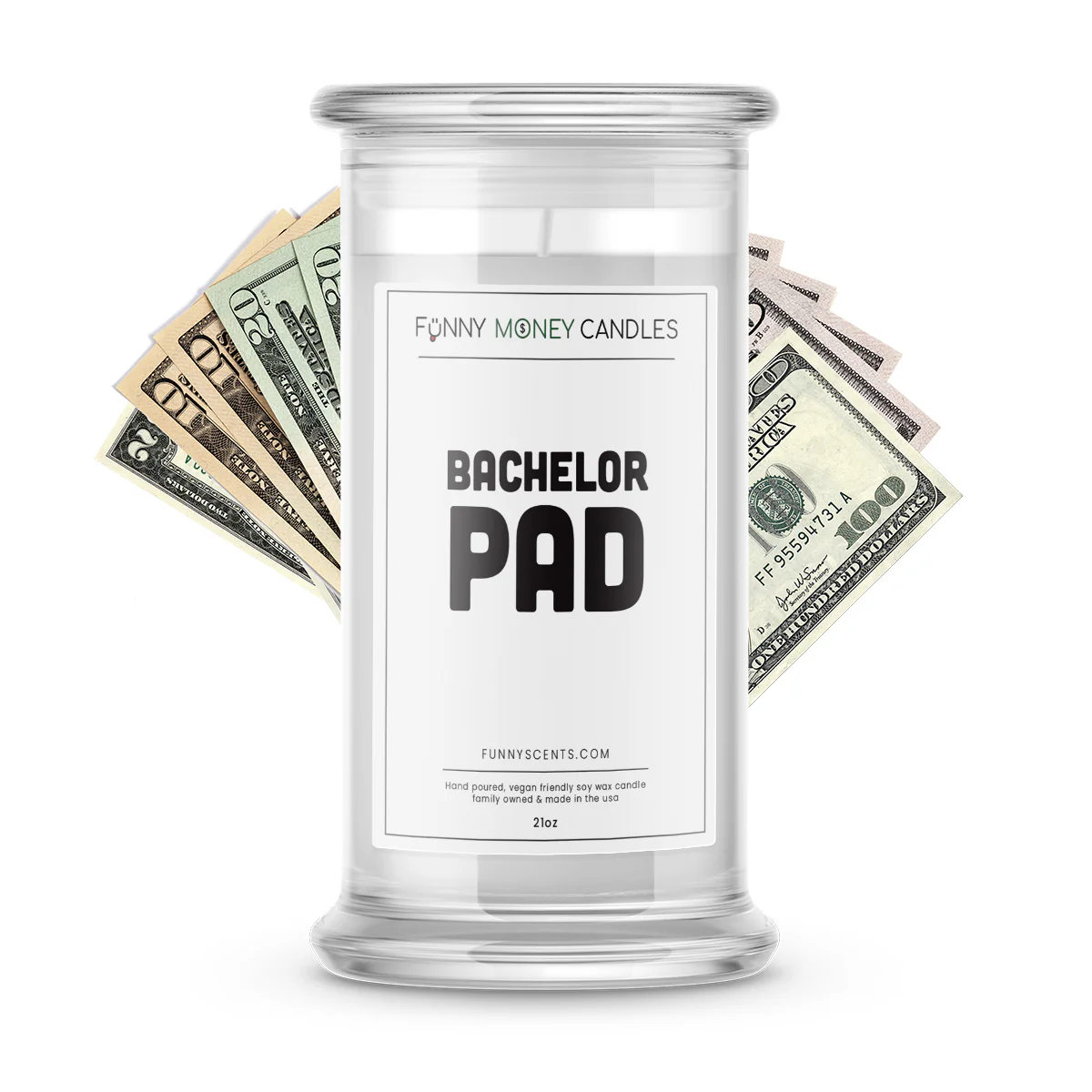Bachelor PAD Money Funny Candles
