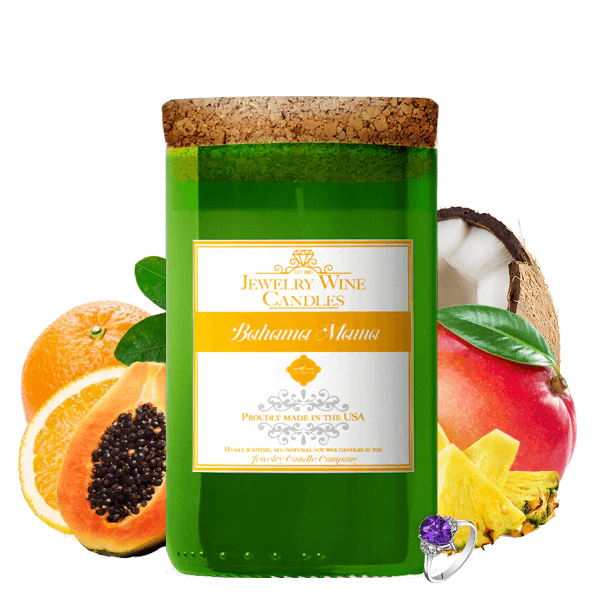 Bahama Mama Jewelry Wine Candle