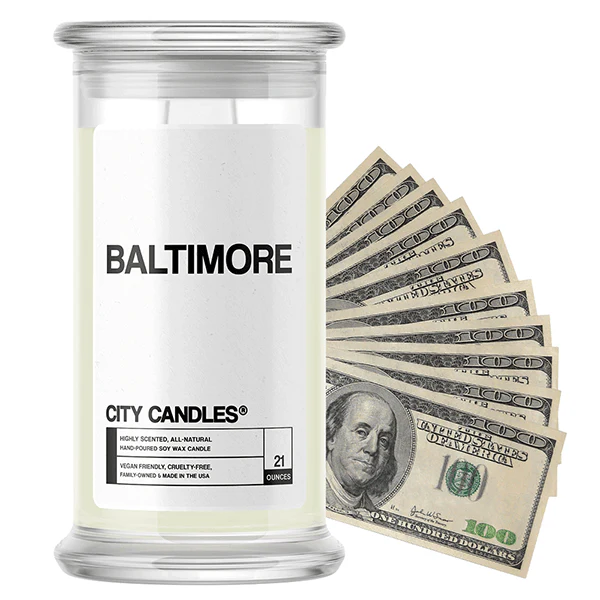 Baltimore City Cash Candle