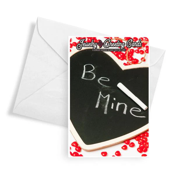 Be Mine Jewelry Greeting Card