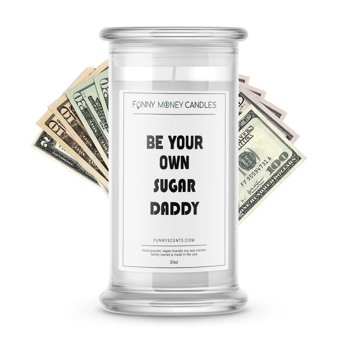 Be Your Own Sugar Daddy Money Funny Candles