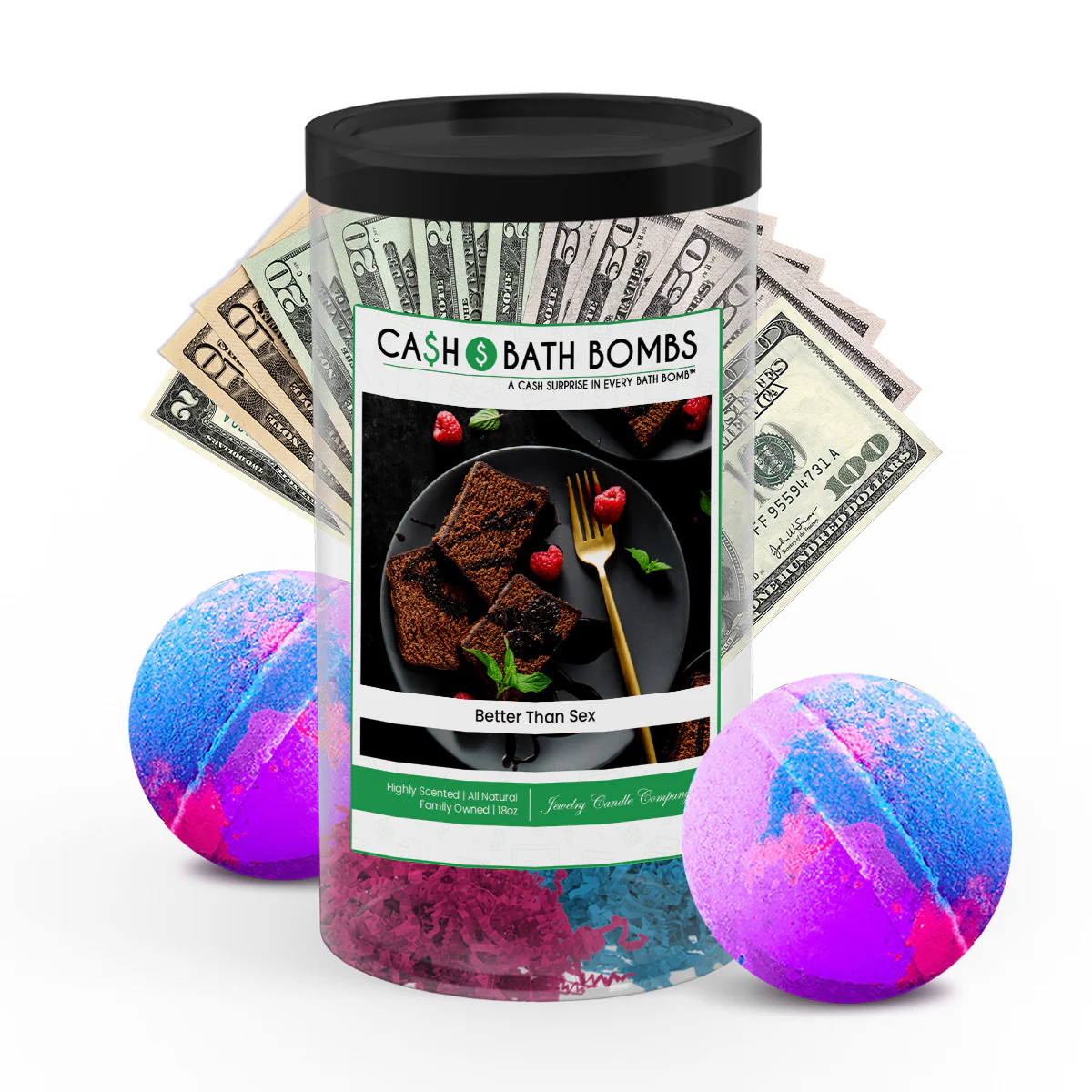 Better Than Sex Cash Bath Bombs Twin Pack