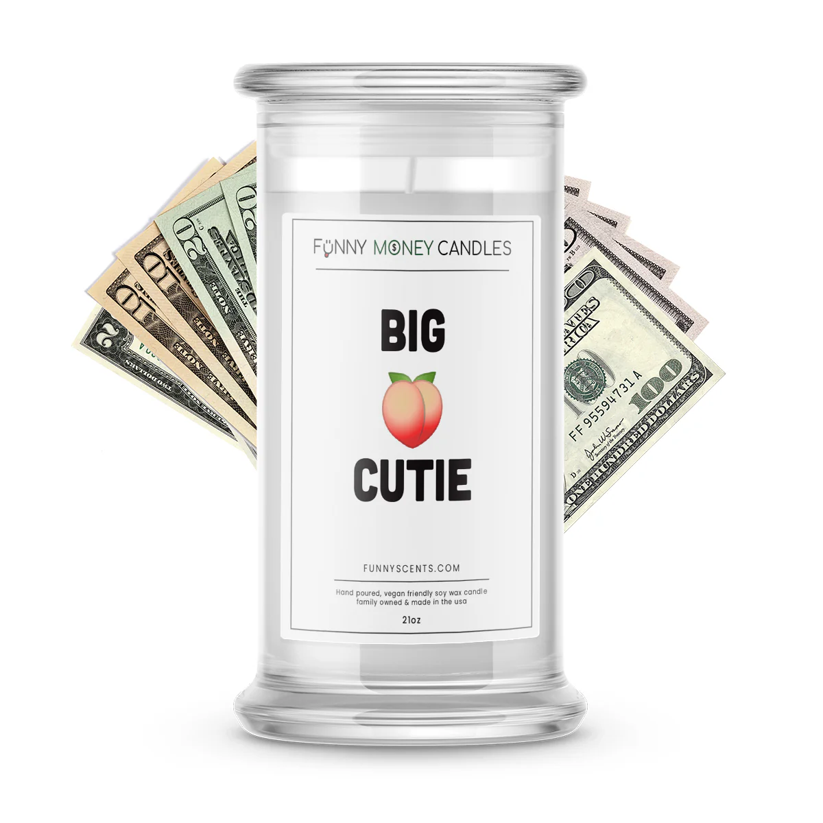 Big Butt Cutie Money Funny Candles