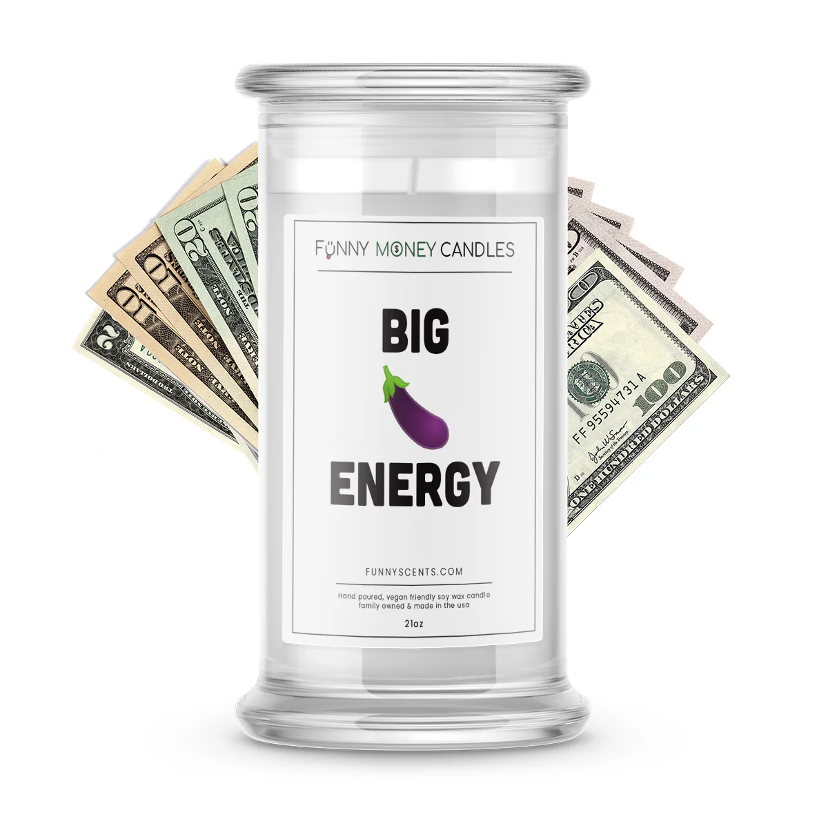 Big Dick Energy Money Funny Candles