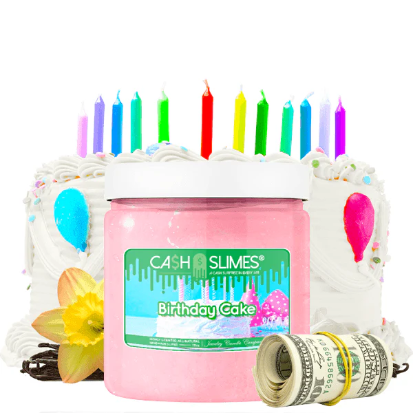Birthday Cake Cash Slime
