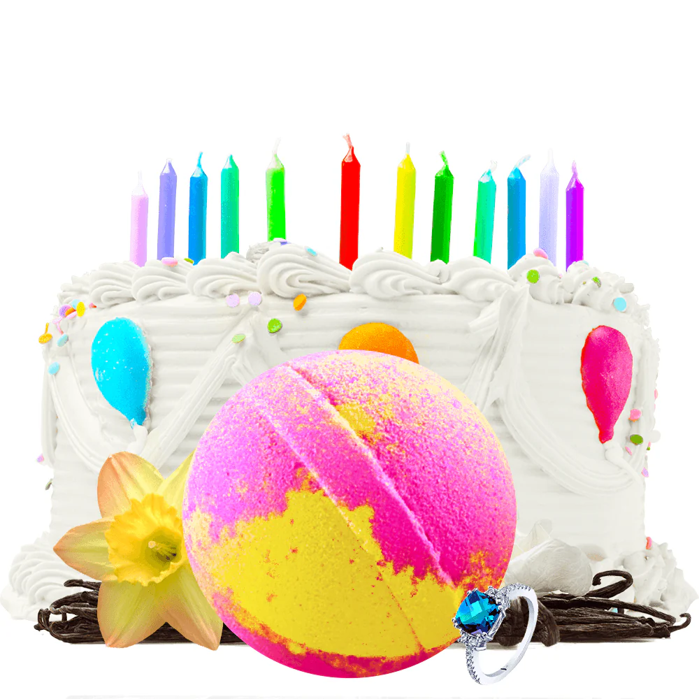 Birthday Cake Jewelry Bath Bomb