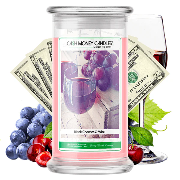 Black Cherries & Wine Cash Candle