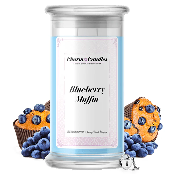 Blueberry Muffin Charm Candle