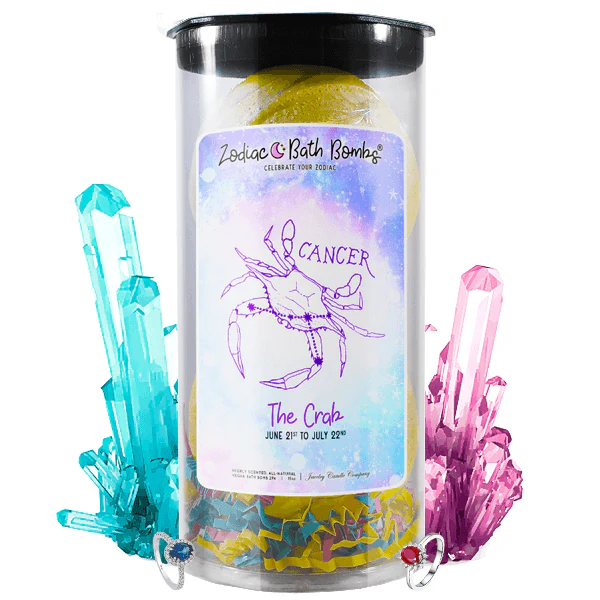 Cancer Jewelry Zodiac Bath Bombs