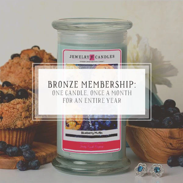Candle Of The Month Club Bronze Package One Candle, Once A Month, For 12 Months