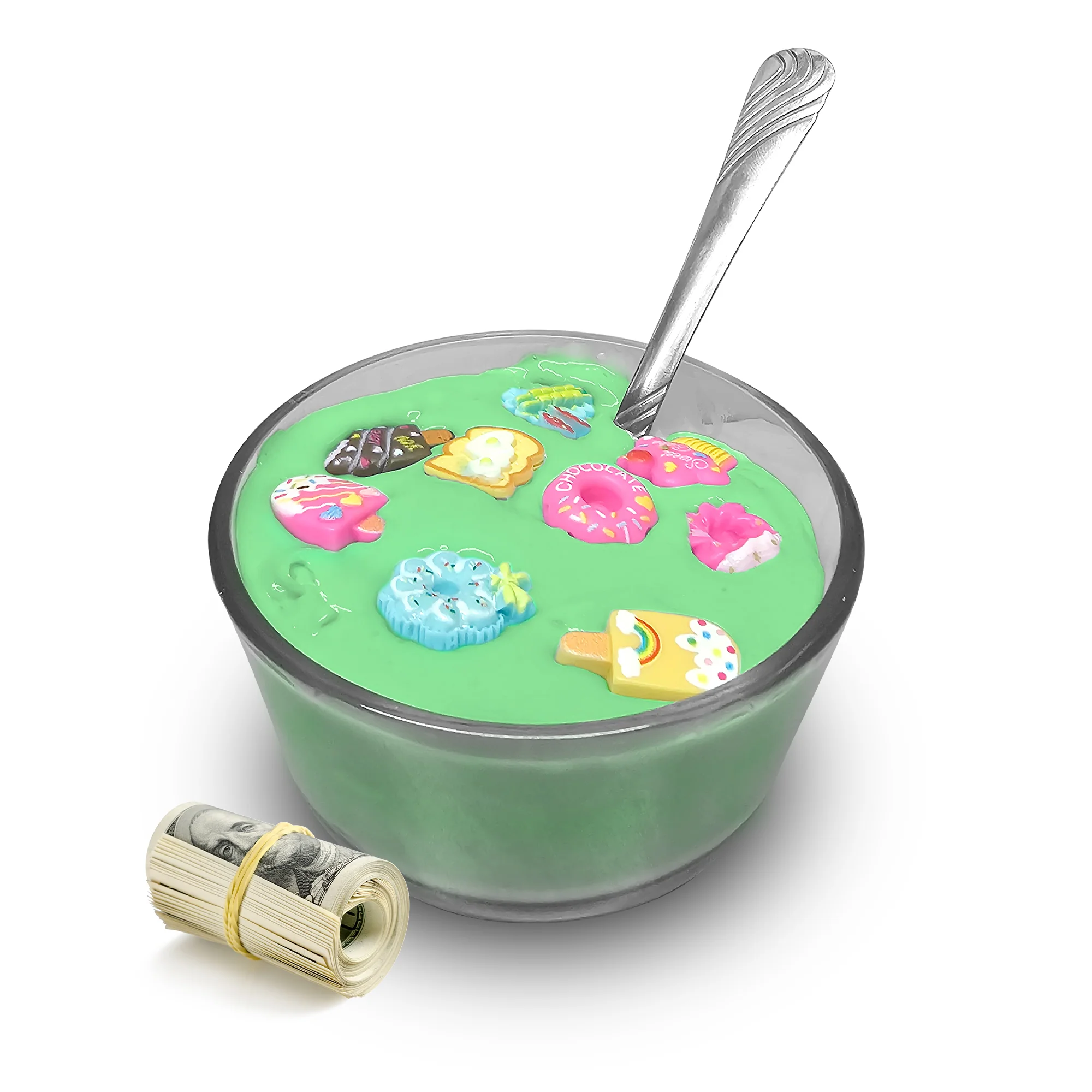 Coconut Lime Cash Cereal Slimes