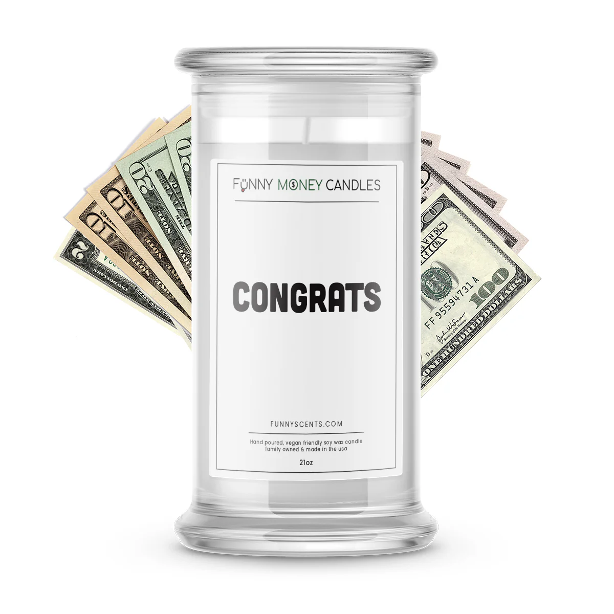 Congrats Money Funny Candles