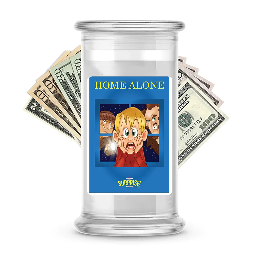 HOME ALONE Cash Candle (Inspired by the Movie!)
