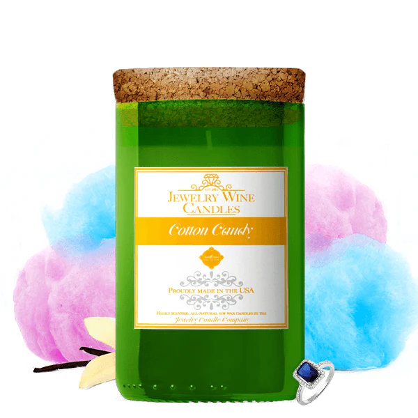 Carnival Cotton Candy Jewelry Wine Candle