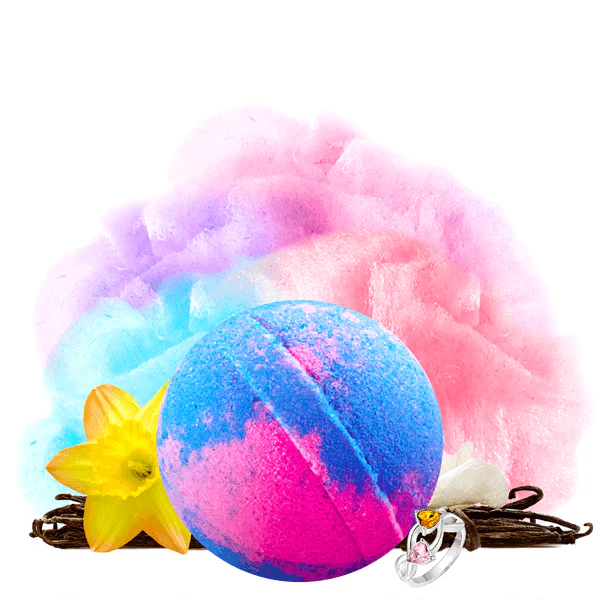 Carnival Cotton Candy Ring Bath Bomb