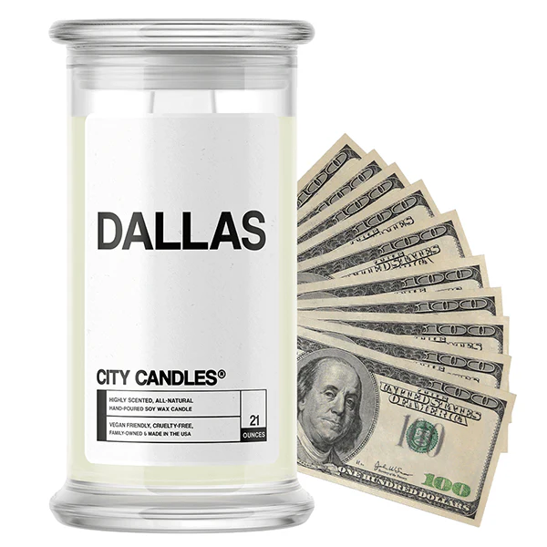 Dallas City Cash Candle