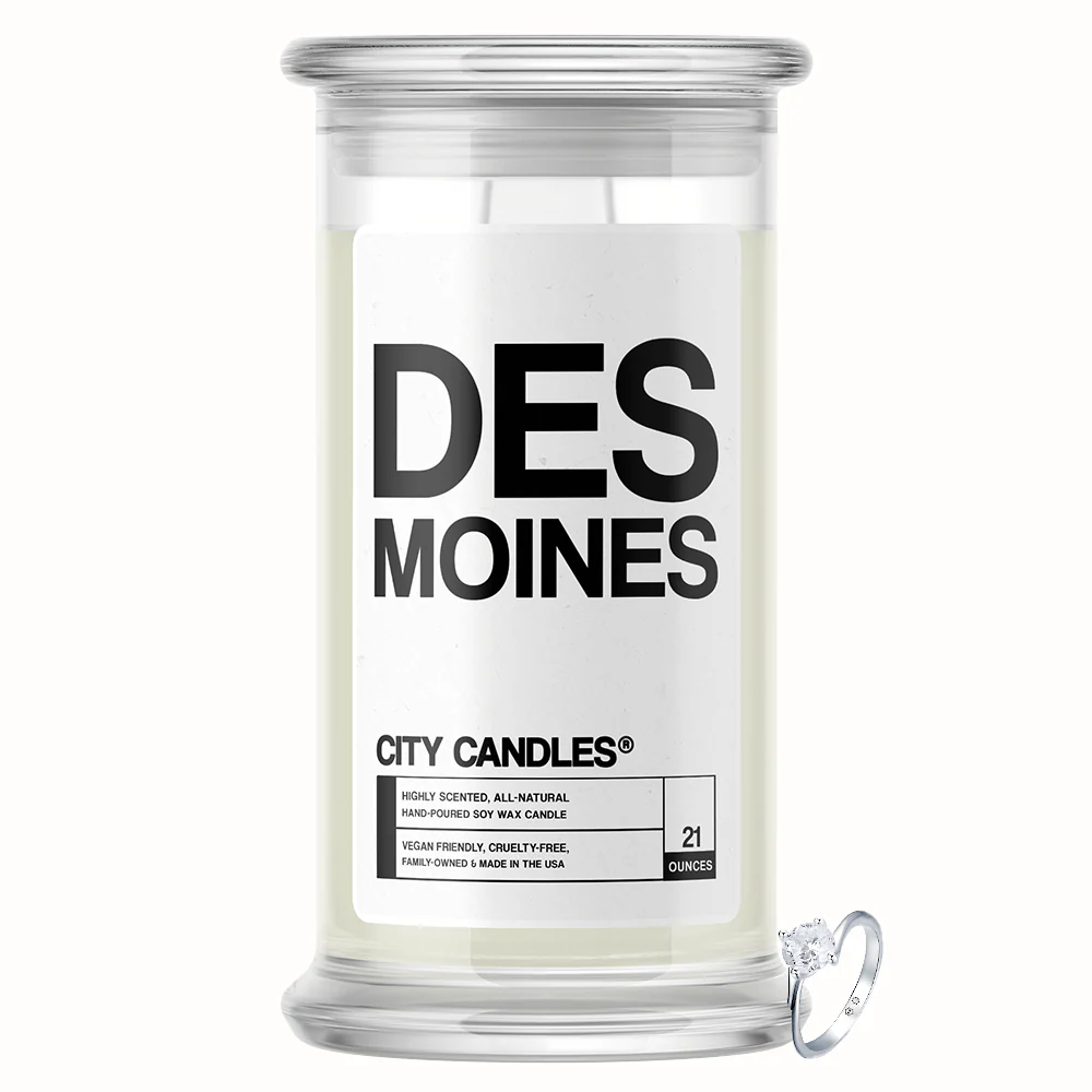 Des Moines City Jewelry Candle