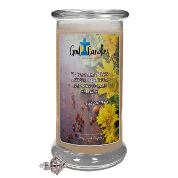 Ecclesiastes 3:1 Verse God Candle