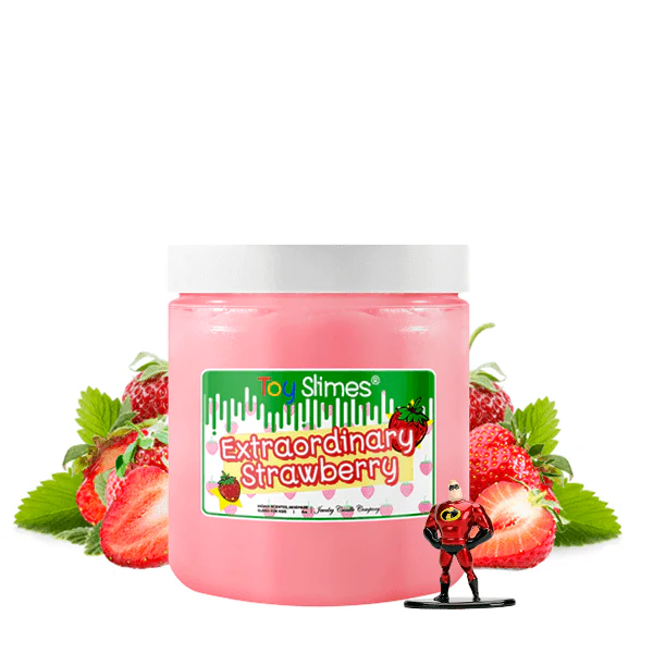 Extraordinary Strawberry Toy Slime