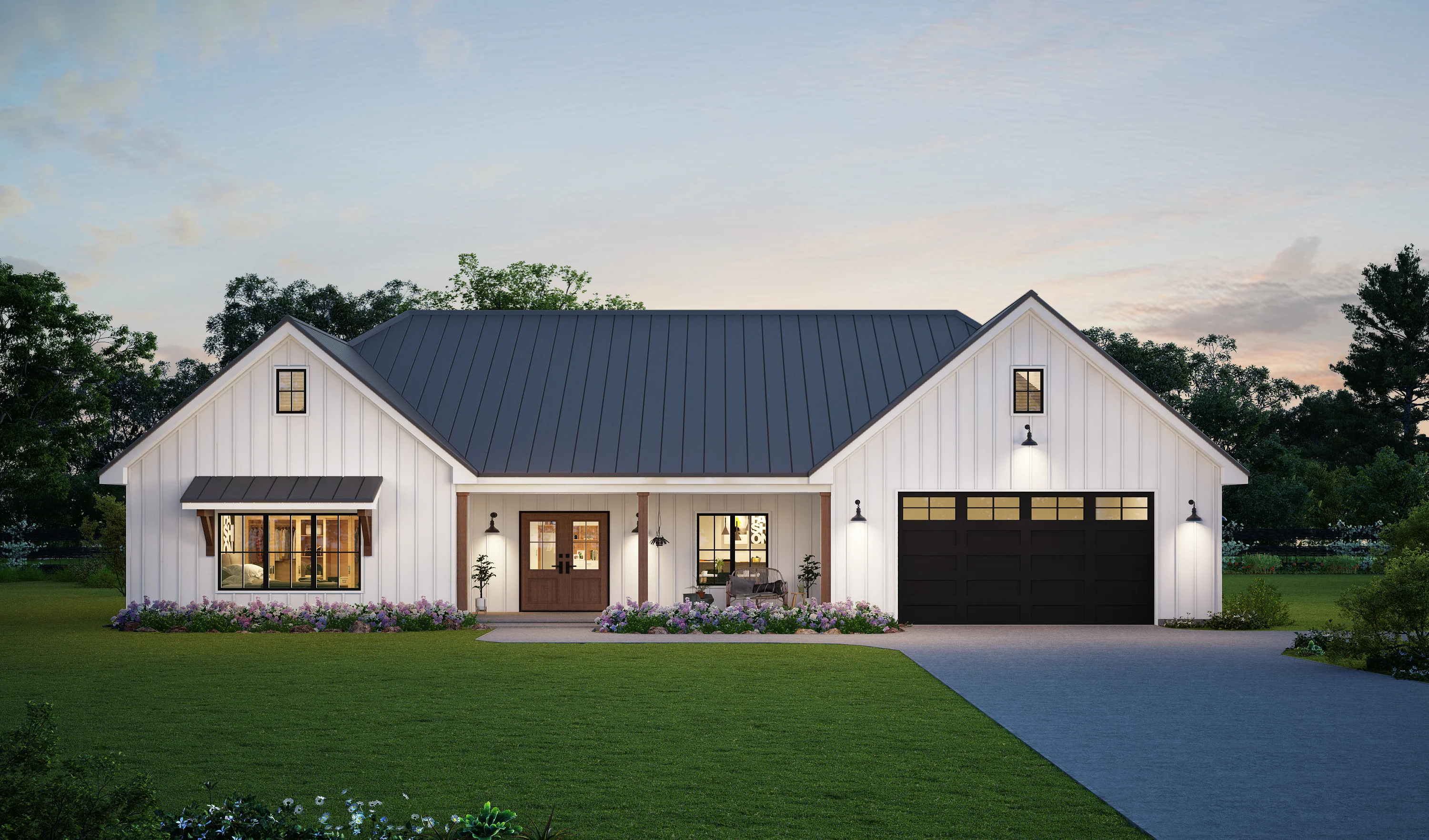 The Sagebrush Farmhouse Steel Barndo House Kit