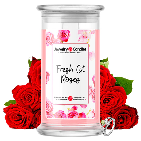 Fresh Cut Roses Jewelry Candle
