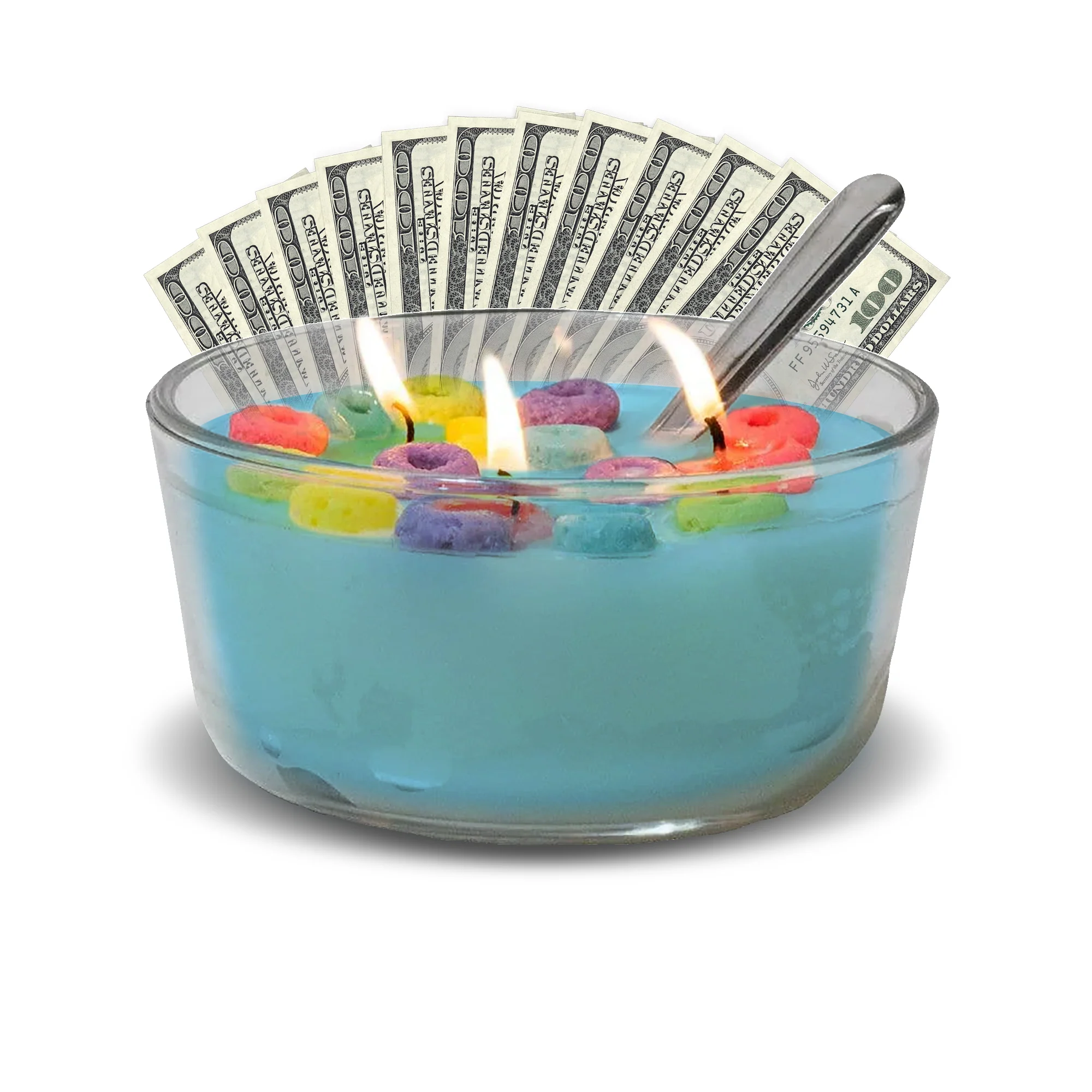 Fresh Linen Cereal Bowl Cash Luxury Candles