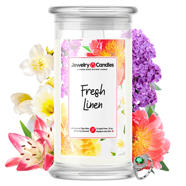 Fresh Linen Jewelry Candle