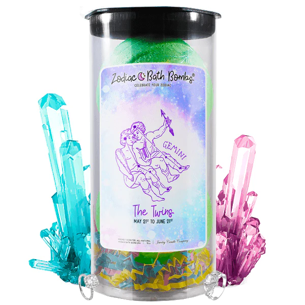 Gemini Jewelry Zodiac Bath Bombs