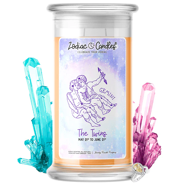 Gemini Zodiac Candle