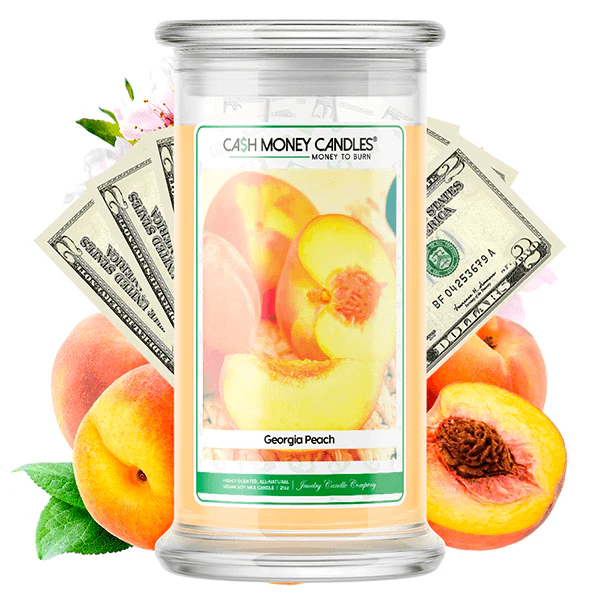 Georgia Peach Cash Money Candle