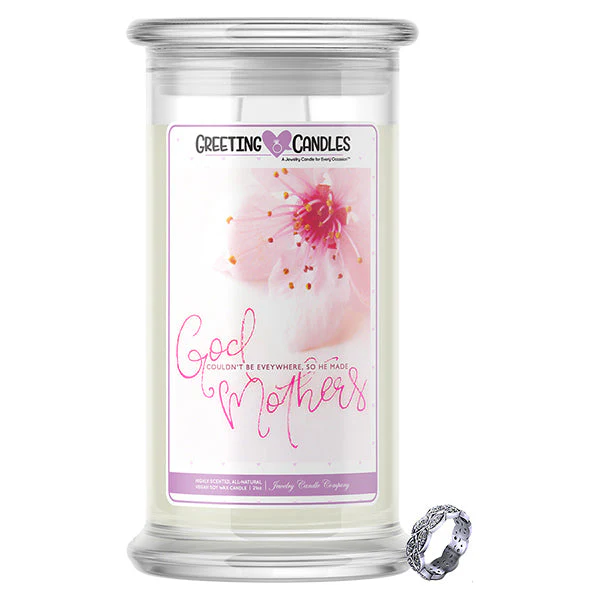 God Couldn't Be Everywhere, So He Made Mothers Jewelry Greeting Candle