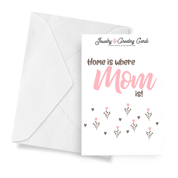 Home Is Where Mom Is! Jewelry Greeting Card