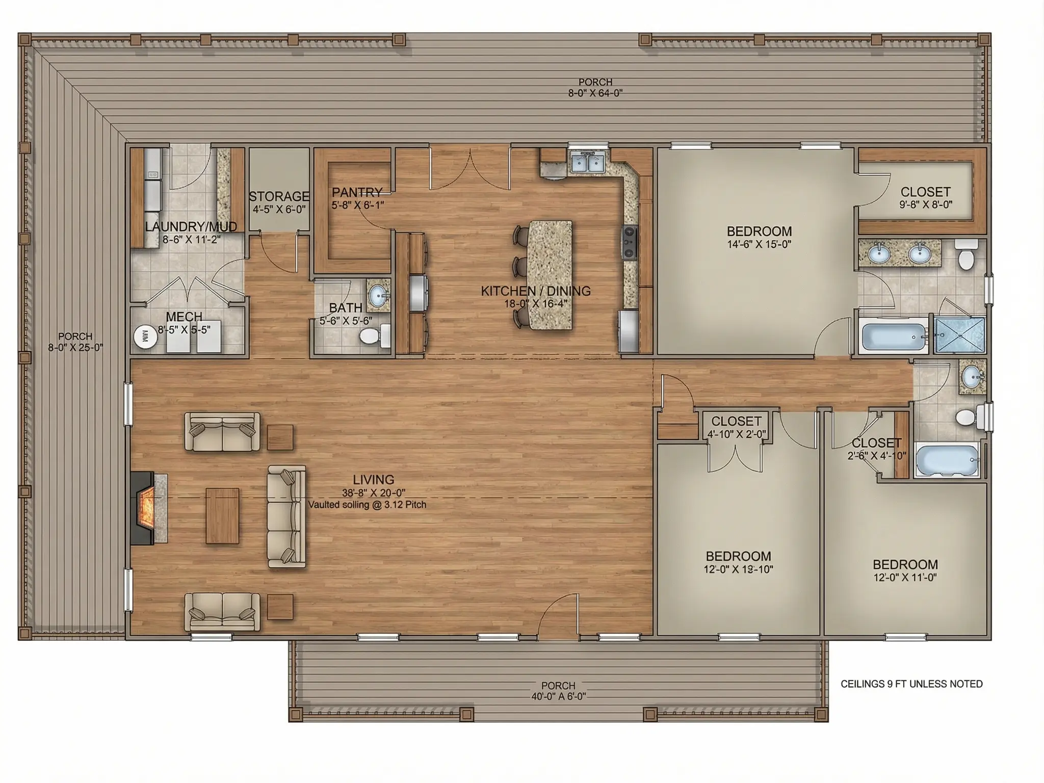 Homestead Haven Affordable House Kit (3 bed 3 bath) - Image 3