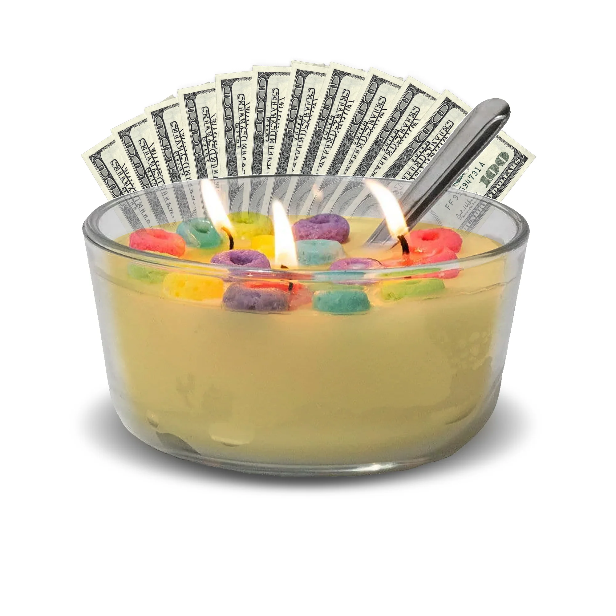 Honey Nut Cheerios Cereal Bowl Cash Luxury Candles