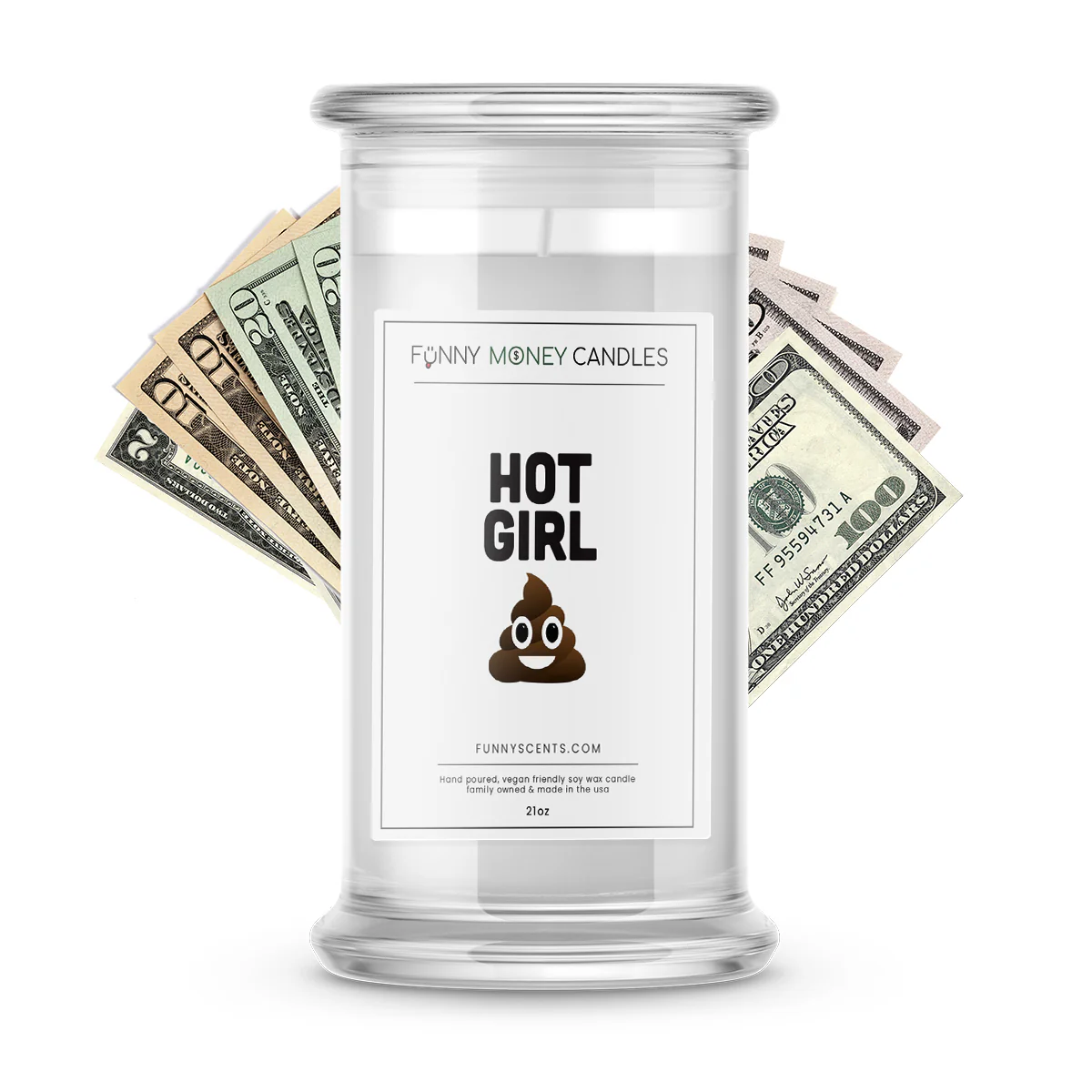 Hot Girl Shit Money Funny Candles