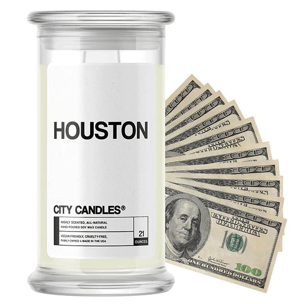 Houston City Cash Candle