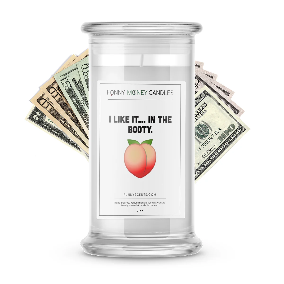 I Like it... in the Booty Money Funny Candles