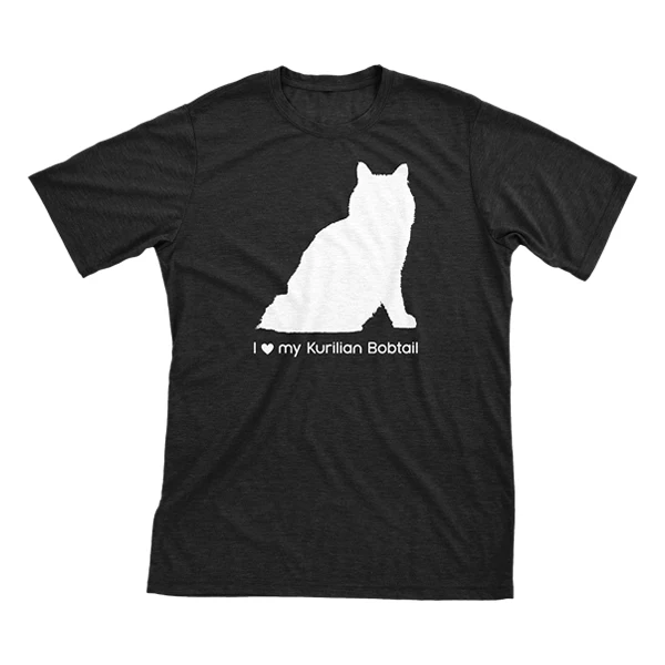 I Love My Maine Coon Must Love Cats White On Black Short Sleeve T-Shirt