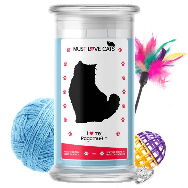 I Love My Ragamuffin Must Love Cats Candle