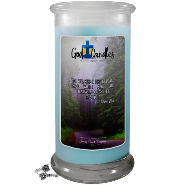 Isaiah 26:3 Verse God Candle