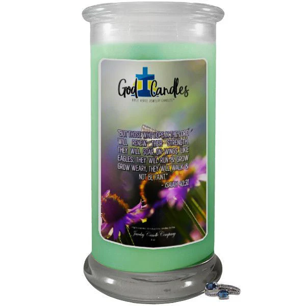 Isaiah 40:31 Verse God Candle